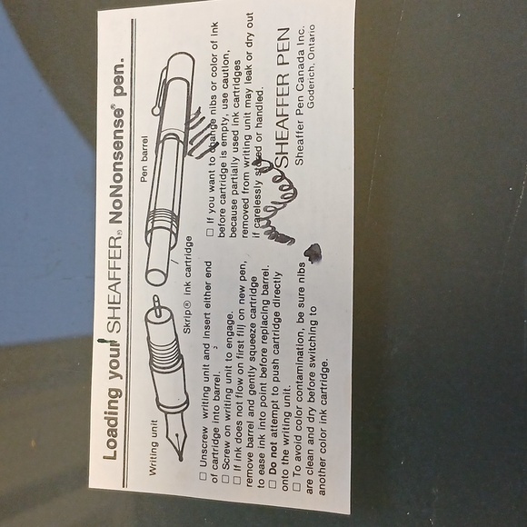 Used Sheaffer Calligraphy Pen Set - Picture 10 of 14